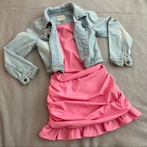 Fashion Nova Strapless Scrunch Dress